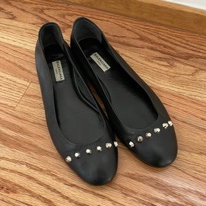 Never worn black Balenciaga ballet flats